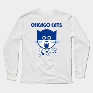 Defunct Chicago Cats Soccer 1975 Long Sleeve T-Shirt